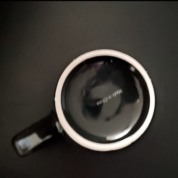 Michigan mug black cream Upper Peninsula UP designed to appear worn - Picture 4 of 4